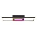 Brilliant - Plafonieră LED RGBW reglabilă BESSON LED/20W/230V 3000-6500K negru + telecomandă