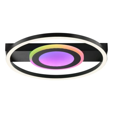 Brilliant - Plafonieră LED RGBW reglabilă MAUREEN LED/20W/230V 3000-6500K neagră + telecomandă