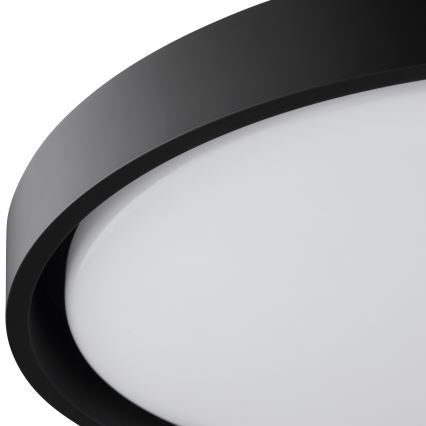 Brilliant - Plafonieră LED SENORA, 24W, 230V, 2700/4000/6500K, Ø 41 cm, neagră