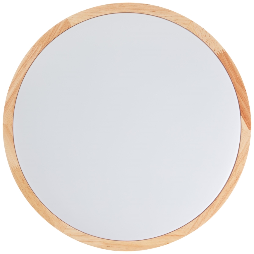 Brilliant - Plafonieră LED SLIMLINE, 22 W, 230 V, Ø 39 cm, lemn de cauciuc