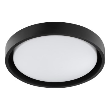 Brilliant - Plafonieră LED SONORA, 12W, 230V, 3000K, Ø 31 cm, negru