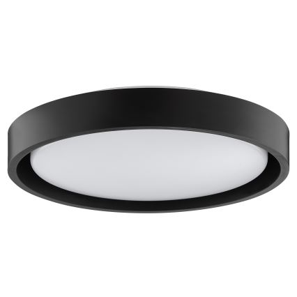 Brilliant - Plafonieră LED SONORA, 12W, 230V, 3000K, Ø 31 cm, negru