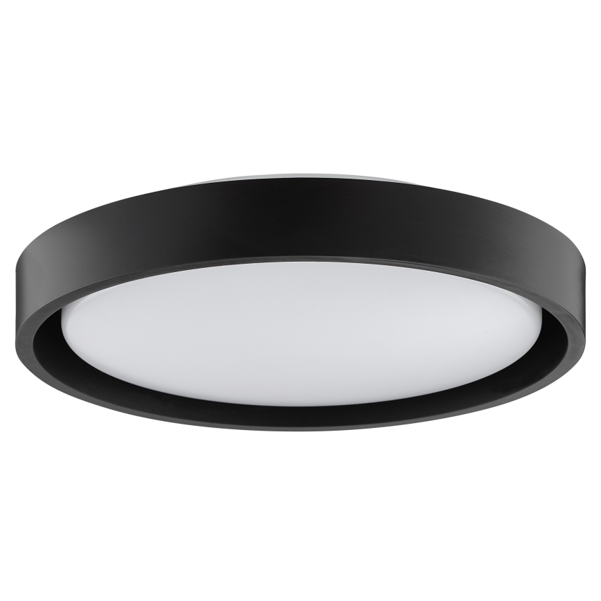 Brilliant - Plafonieră LED SONORA, 12W, 230V, 3000K, Ø 31 cm, negru