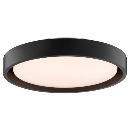 Brilliant - Plafonieră LED SONORA, 12W, 230V, 3000K, Ø 31 cm, negru