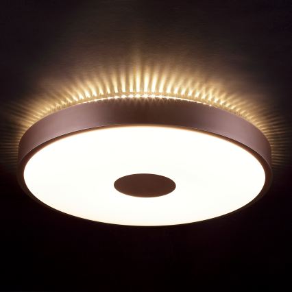 Brilliant - Plafonieră LED TAVIS LED/24W/230V diam. 44,5 cm aur roz