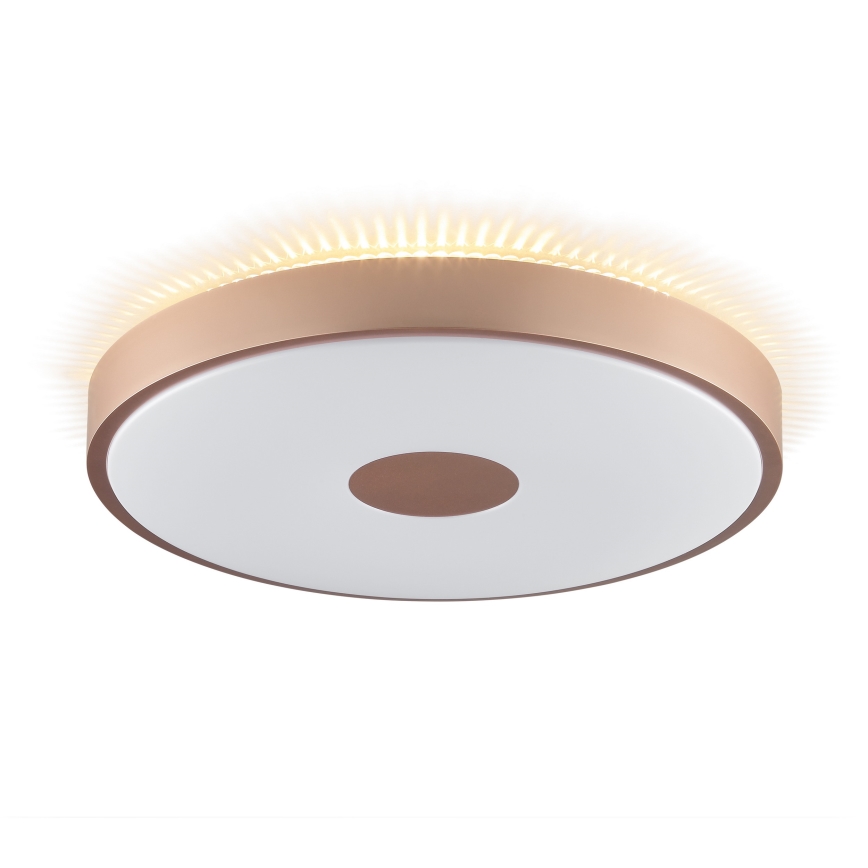 Brilliant - Plafonieră LED TAVIS LED/24W/230V diam. 44,5 cm aur roz