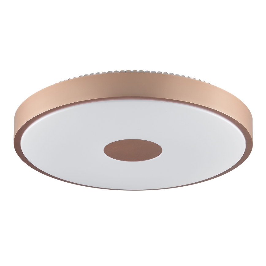 Brilliant - Plafonieră LED TAVIS LED/24W/230V diam. 44,5 cm aur roz