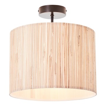 Brilliant - Plafonieră WIMEA 1xE27/52W/230V Ø 30 cm negru/bej