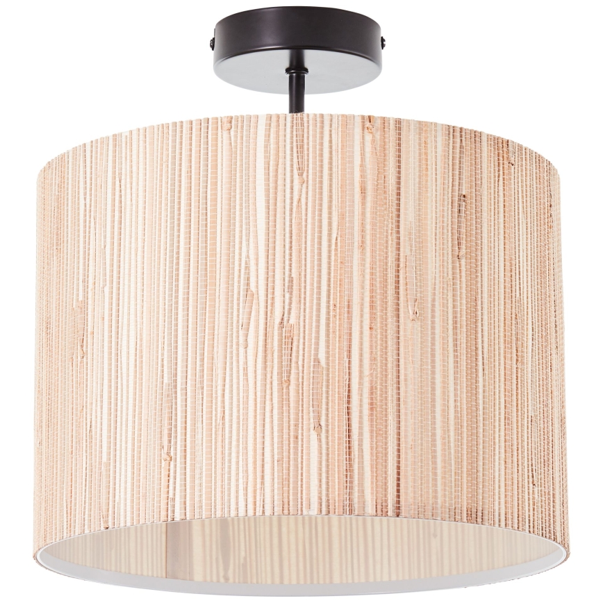 Brilliant - Plafonieră WIMEA 1xE27/52W/230V Ø 30 cm negru/bej
