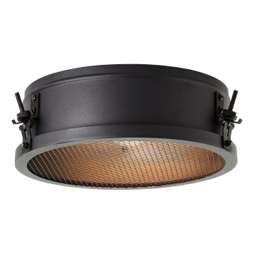 Brilliant - Plafonieră ZOIS 1xE27/28W/230V Ø 30 cm negru