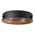 Brilliant - Plafonieră ZOIS 2xE27/28W/230V Ø 42 cm neagră