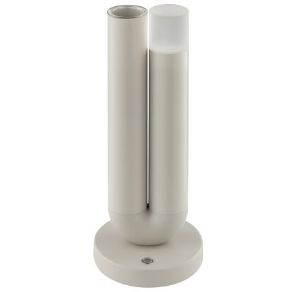 Brilliant - Lampă de masă pentru exterior SAYU, reglabilă, reîncărcabilă, cu control tactil, LED/2,5W/5V 2700K 2600 mAh IP44, gri