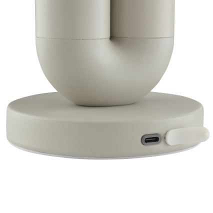 Brilliant - Lampă de masă pentru exterior SAYU, reglabilă, reîncărcabilă, cu control tactil, LED/2,5W/5V 2700K 2600 mAh IP44, gri