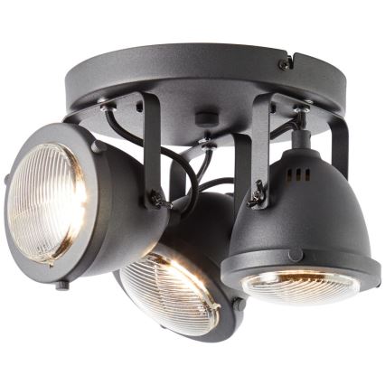 Brilliant - Spot CARMEN 3xGU10/5W/230V, negru