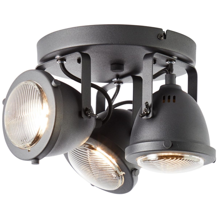 Brilliant - Spot CARMEN 3xGU10/5W/230V, negru