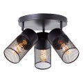 Brilliant - Spot reglabil KAMOLO 3xE27/40W/230V negru
