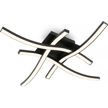 Brilo 3677-045 - Plafonieră LED 14,4 W, 230 V, negru