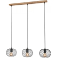 Brilo 4037-035 - Lustră WINKI cu cablu 3xE27/40W/230V