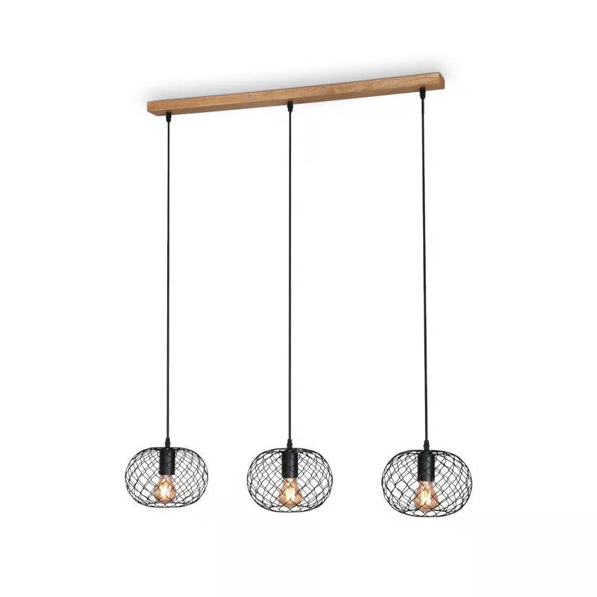 Brilo 4037-035 - Lustră WINKI cu cablu 3xE27/40W/230V