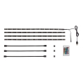 Brilo - Bandă LED RGBW reglabilă pentru TV 3m LED/2,5W/USB + telecomandă