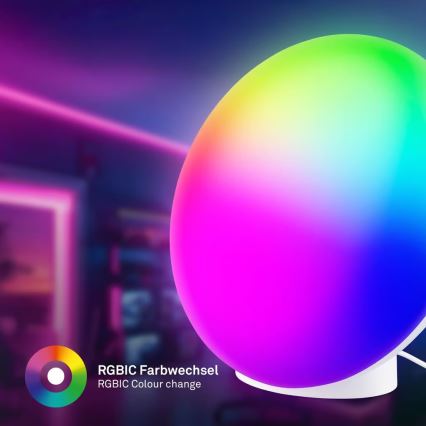 Brilo - Lampă de masă LED RGBIC reglabilă TARA LED/6W/230V 3000-6500K albă + telecomandă