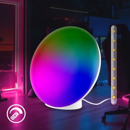 Brilo - Lampă de masă LED RGBIC reglabilă TARA LED/6W/230V 3000-6500K albă + telecomandă