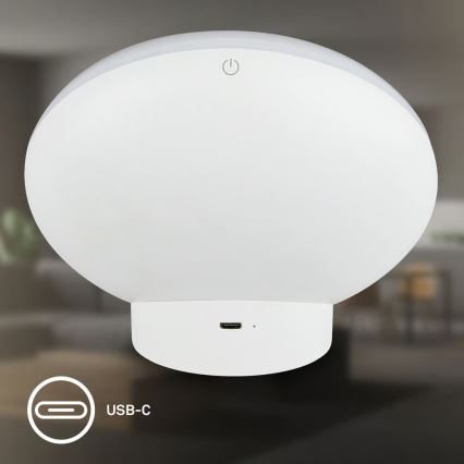 Brilo - Lampă de masă LED RGBIC reglabilă TARA LED/6W/230V 3000-6500K albă + telecomandă
