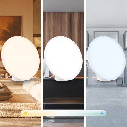 Brilo - Lampă de masă LED RGBIC reglabilă TARA LED/6W/230V 3000-6500K albă + telecomandă