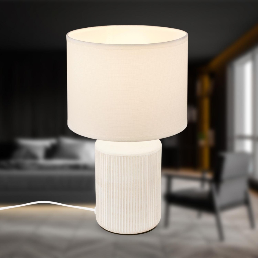 Brilo - Lampă de masă INO 1xE14/10W/230V albă