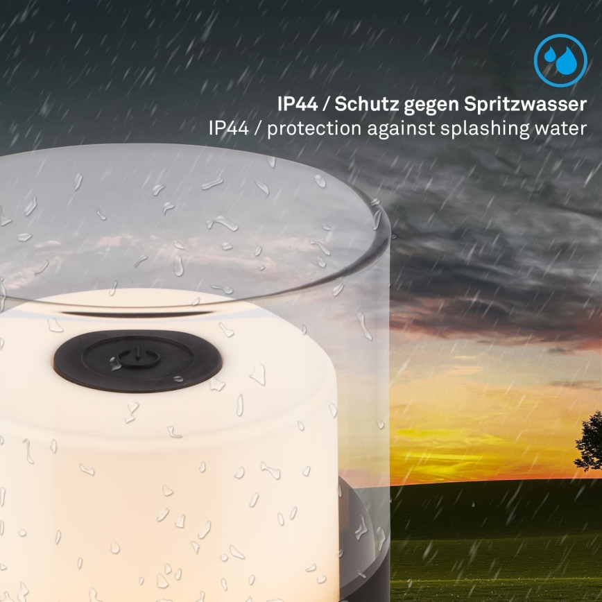 Brilo - Lampă de masă LED reîncărcabilă, reglabilă, pentru exterior LILET LED/2W/5V IP44