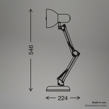 Brilo - Lampă de masă PIXA 1xE14/25W/230V, bej