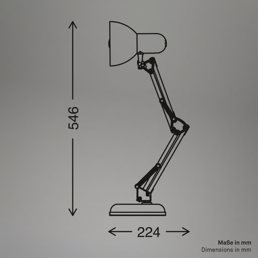 Brilo - Lampă de masă PIXA 1xE14/25W/230V, bej