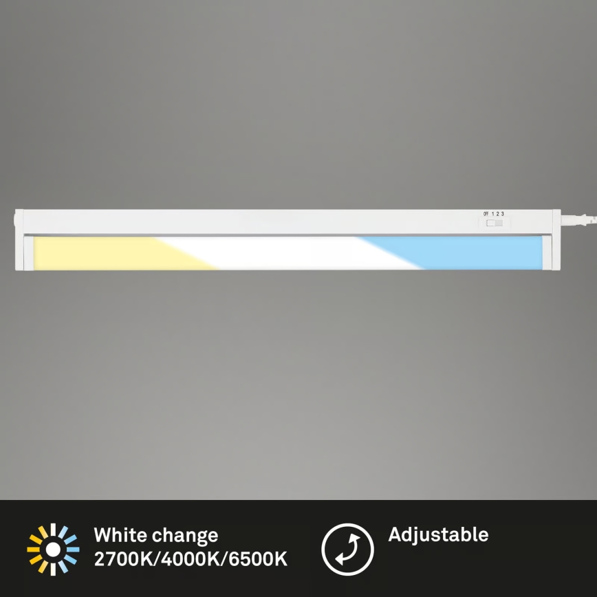 Brilo - Lampă LED sub dulap LED/6W/230V 2700/4000/6500K 54,5 cm albă