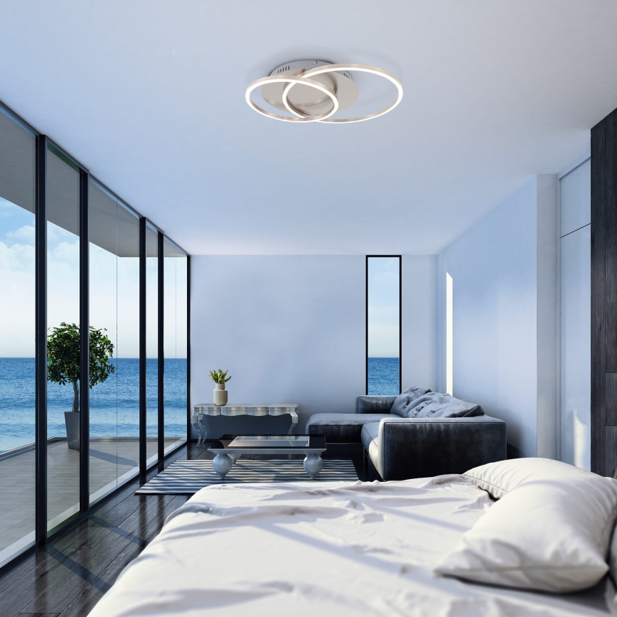 Brilo - Plafonieră LED dimerizabilă FRAMES LED/14W/230V + LED/22W 3000K