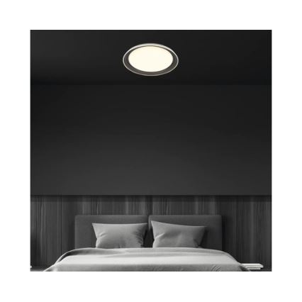 Brilo - Plafonieră LED IJUS, 24W, 230V, 3000K, Ø 43 cm