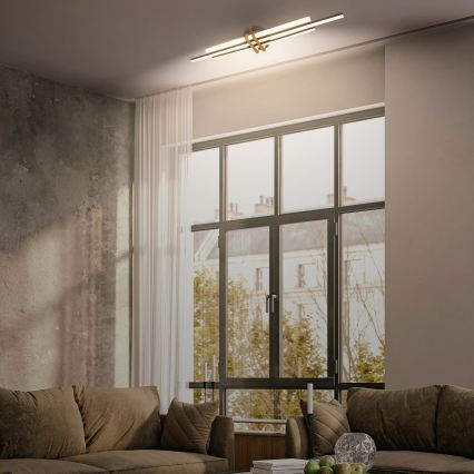 Brilo - Plafonieră LED TINKA, 30W, 230V, 3000K, neagră