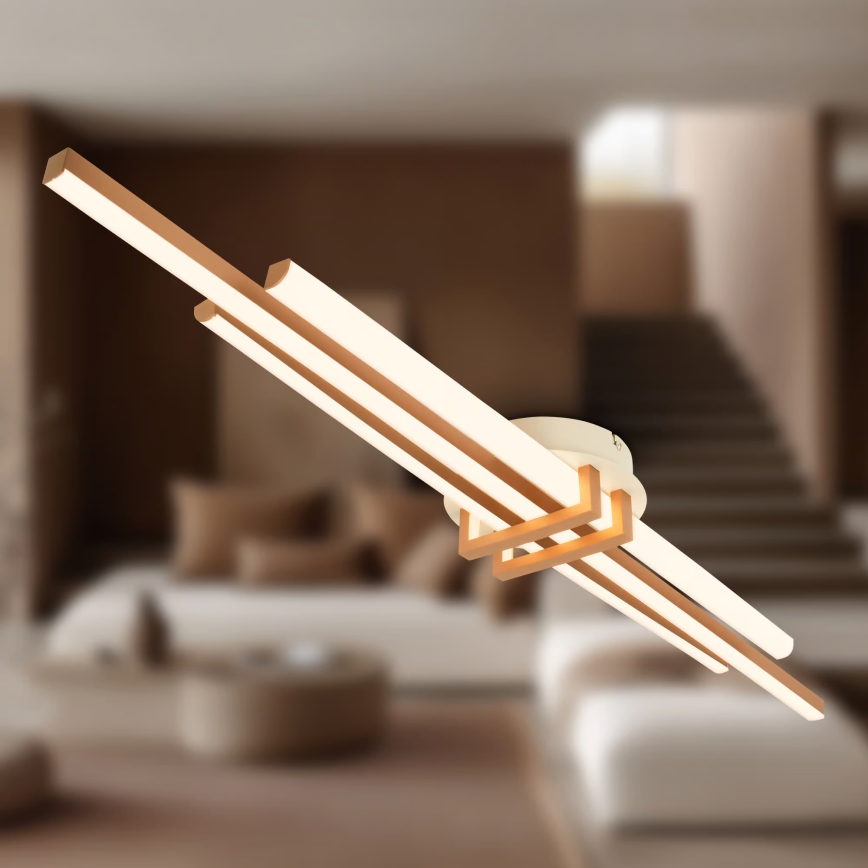 Brilo - Plafonieră LED TINKA LED/30W/230V 3000K cupru