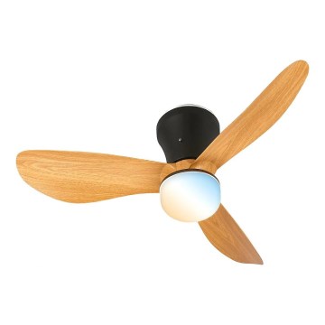 Brilo - Ventilator de tavan LED reglabil LUFITO LED/15W/230V 3000/4000/6000K bej + telecomandă