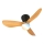 Brilo - Ventilator de tavan LED reglabil LUFITO LED/15W/230V 3000/4000/6000K bej + telecomandă