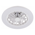Brilo - Ventilator de tavan LED reglabil PAFO LED/24W/230V 3000-6500K alb + telecomandă