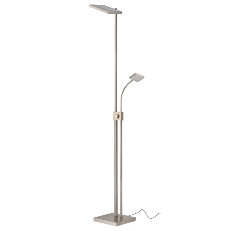 Briloner 1255-022 - LED lampadar PLATE 1xLED/14W + 1xLED/3,5W