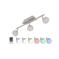 Briloner 2040-032 - Spot LED RGB reglabil cu 3 LED-uri/3,3W/230V + telecomandă
