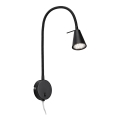 Briloner 2082-015 - Aplică de perete LED COMFORT LIGHT, cu braț flexibil, 1xGU10/5W/230V, neagră