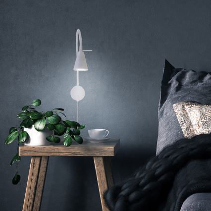 Briloner 2082-016 - Aplică de perete LED flexibilă COMFORT LIGHT 1xGU10/5W/230V, albă