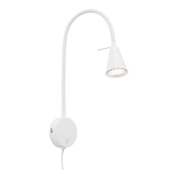 Briloner 2082-016 - Aplică de perete LED flexibilă COMFORT LIGHT 1xGU10/5W/230V, albă