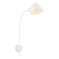 Briloner 2089-016 - Aplică de perete flexibilă BRELLO 1xE27/10W/230V, albă