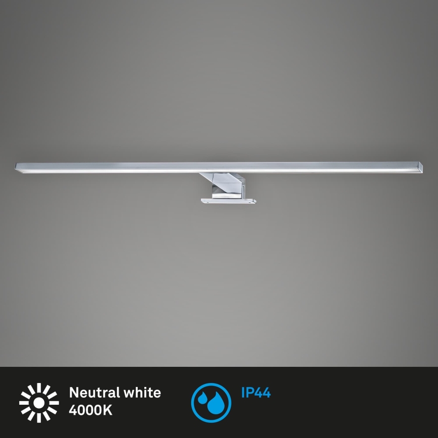 Briloner 2104-118 - Iluminare LED pentru oglindă de baie LED/8W/230V 60 cm crom mat