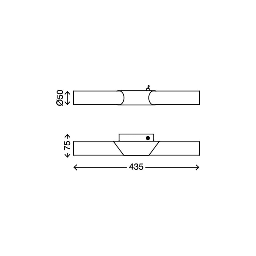 Briloner 2125-022 - Iluminat oglindă SPLASH 2xE14/40W/230V