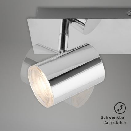 Briloner 2731-028 - Aplica spot pentru baie BANYO 2xGU10/5W/230V IP44 crom lucios