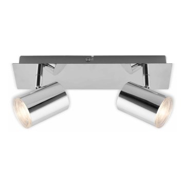 Briloner 2731-028 - Aplica spot pentru baie BANYO 2xGU10/5W/230V IP44 crom lucios